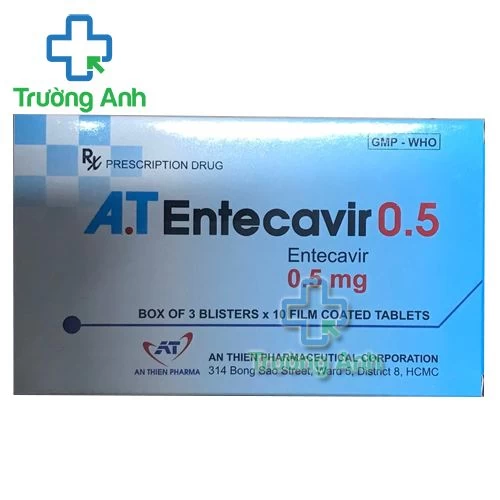 A.T Entecavir 0,5mg - Thuốc điều trị viêm gan B hiệu quả