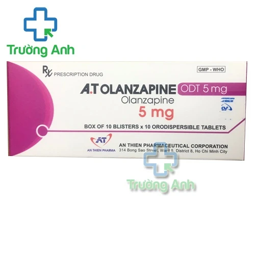 A.T Olanzapine ODT 5mg - Thuốc điều trị tâm thần phân liệt hiệu quả