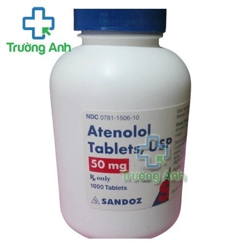 Atenolol 50mg Sandoz (1000 viên) - Thuốc điều trị tăng huyết áp hiệu quả