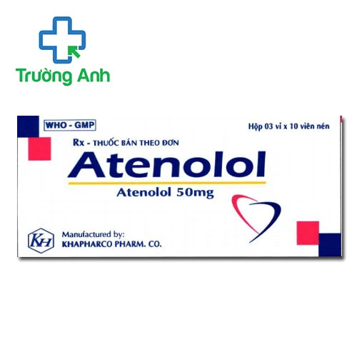 Atenolol Khapharco - Thuốc điều trị tăng huyết áp hiệu quả