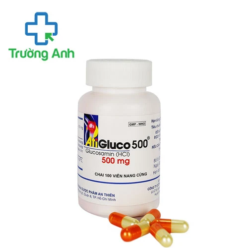 Atigluco 500 An Thien Pharma (Chai 100 viên) - Thuốc điều trị viêm khớp gối