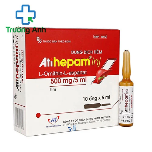 Atihepam inj - Điều trị hỗ trợ bệnh gan cấp tính và mãn tính của An Thiên