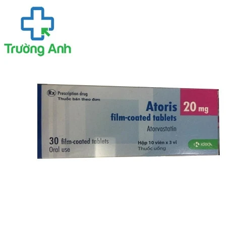 Atoris 20mg - Thuốc giúp điều trị tình trạng tăng cholesterol trong máu hiệu quả