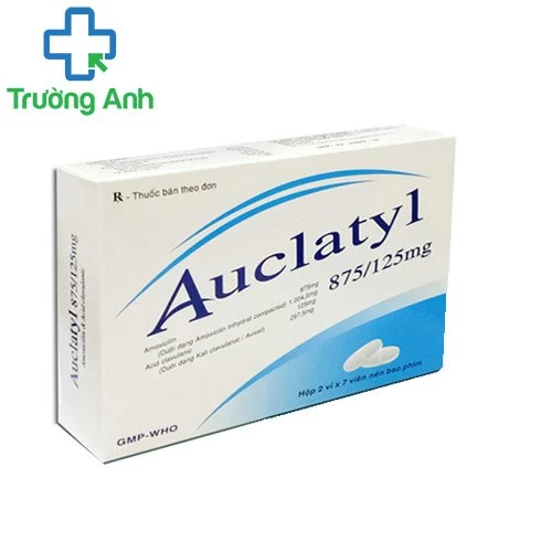 Auclatyl 875/125mg - Thuốc điều trị nhiễm khuẩn hiệu quả của Tipharco 