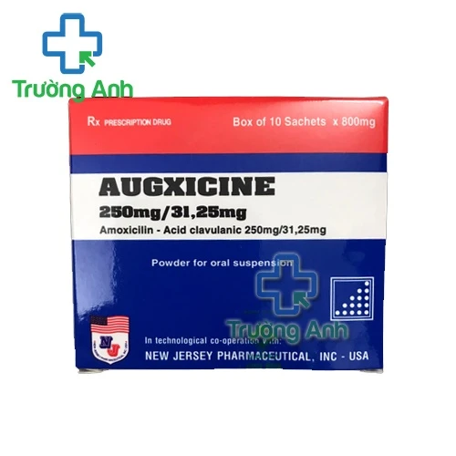 Augxicine 250mg/31.25mg - Thuốc điều trị viêm tai giưa hiệu quả
