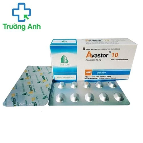 Avastor 10mg - Thuốc giúp hạ nhanh mỡ máu hiệu quả