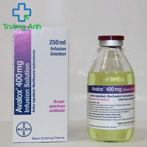 AVELOX 400MG/250ML - Dịch truyền viêm phổi hiệu quả của Đức