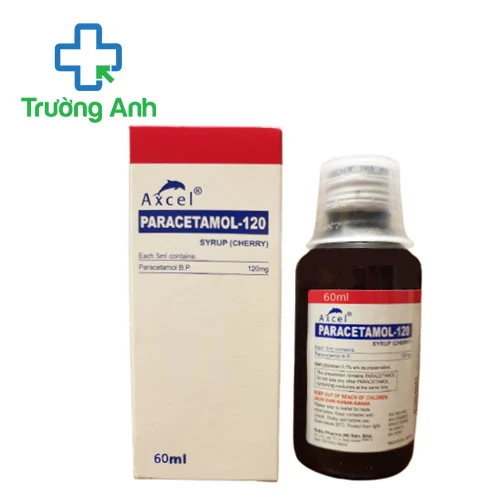 Axcel Paracetamol - 120 syrup (Cherry) - Thuốc giảm đau hạ sốt hiệu quả của Malaysia