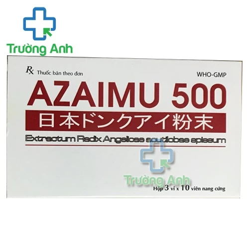 Azaimu 500 -  Giúp hoạt huyết, bổ huyết, điều kinh và điều trị thiếu máu hiệu quả