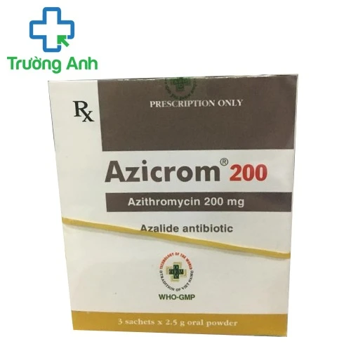 Azicrom 200 - Thuốc điều trị nhiễm khuẩn hiệu quả