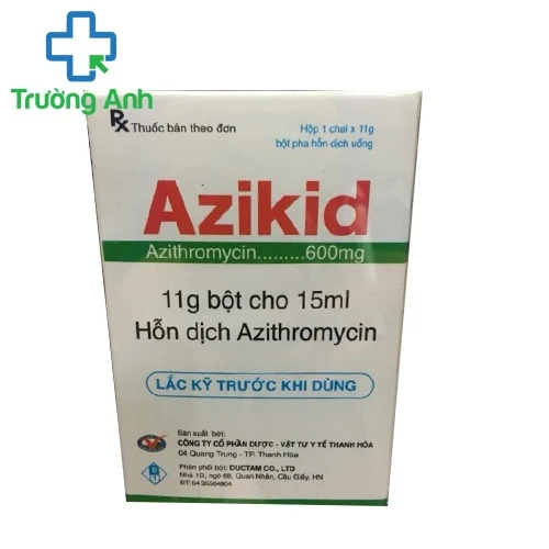 Azikid siro - Thuốc điều trị nhiễm khuẩn hiệu quả