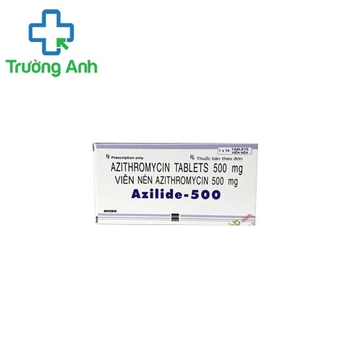 Azilide 500mg - Thuốc điều trị nhiễm trùng hiệu quả của Ấn Độ