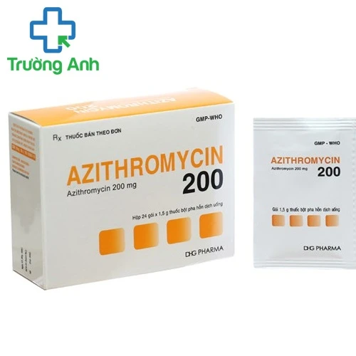 Azithromycin 200mg DHG - Thuốc điều trị nhiễm khuẩn đường hô hấp hiệu quả