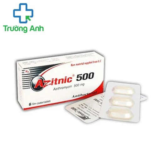 Azitnic 500mg - Thuốc kháng sinh điều trị nhiễm khuẩn hiệu quả