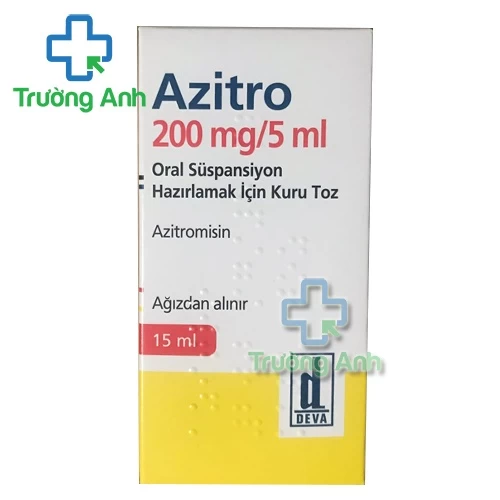 Azitro 200mg/5ml Deva (15ml) - Thuốc điều trị nhiễm khuẩn hiệu quả