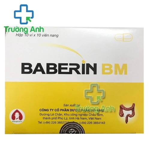 Baberin BM - Hỗ trợ điều trị viêm ruột, lỵ hiệu quả của Hà Nam