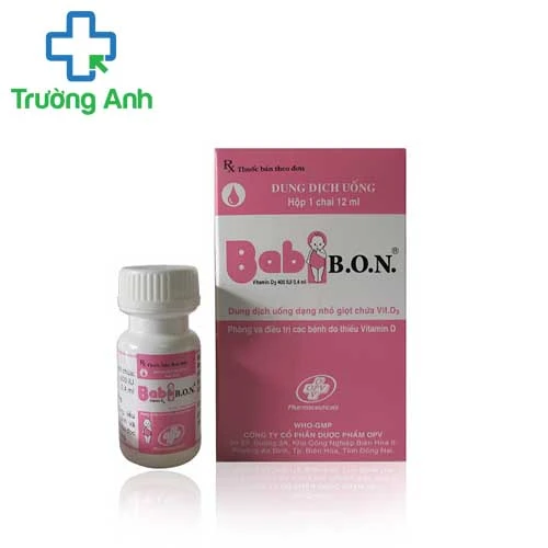 Babi B.O.N 12ml - Thuốc bổ sung vitamin D hiệu quả