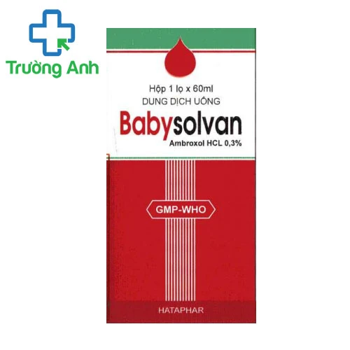 Babysolvan - Thuốc điều trị hô hấp và viêm phế quản hiệu quả