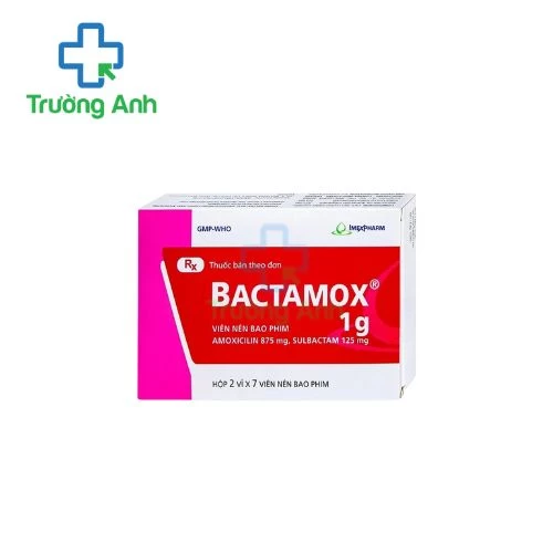 Bactamox 1g Imexpharm - Thuốc điều trị nhiễm khuẩn