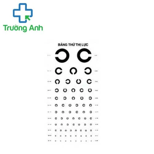 Bảng đo thị lực - Giúp kiểm tra độ cận của mắt hiệu quả