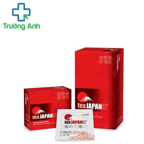 Bao cao su TexJapanis (hộp 3 cái, 12 cái) - Của Nhật Bản