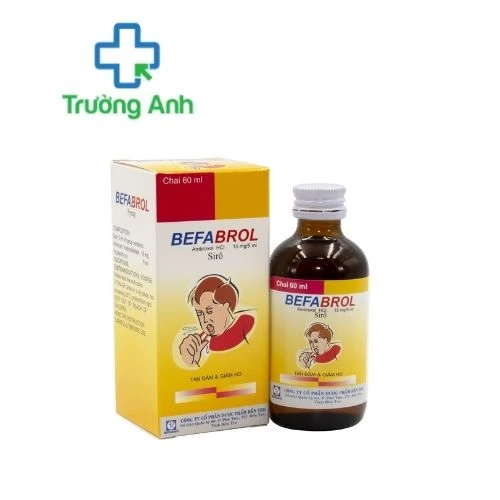Befabrol 60ml - Thuốc tiêu chất nhầy đường hô hấp của Bepharco