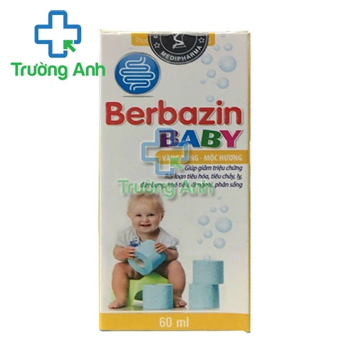Berbazin Baby - Giúp giảm triệu chứng rối loạn tiêu hóa, tiêu chảy, lỵ