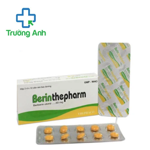 Berinthepharm 50mg Thephaco - Thuốc điều trị tiêu chảy hiệu quả