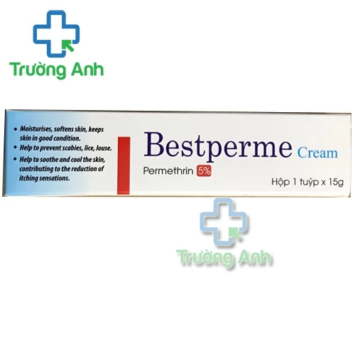 Bestperme cream 15g - Thuốc trị ghẻ hiệu quả