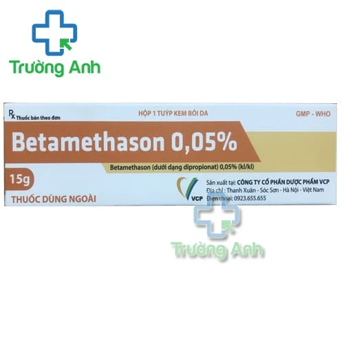 Betamethason 0.05% VCP - Thuốc điều trị chàm da, viêm da