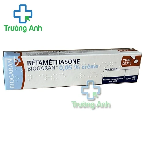 Betamethasone Biogaran 0,05% Creme 30g - Kem bôi trị viêm da hiệu quả