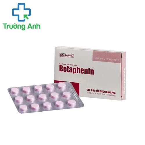 Betaphenin Danapha (vỉ) - Thuốc chống dị ứng hiệu quả