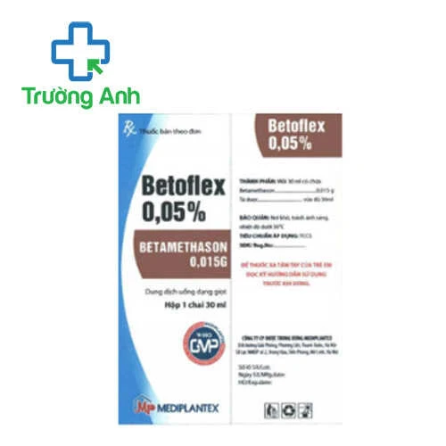 Betoflex 0,05% - Thuốc chống viêm hiệu quả của Mediplandtex
