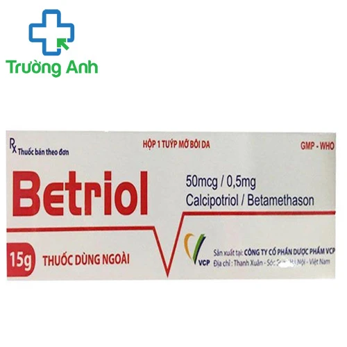 Betriol - Thuốc bôi da điều trị bệnh vảy nến hiệu quả của VCP
