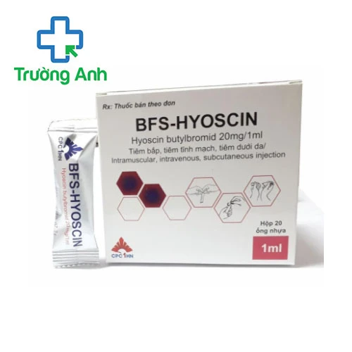 BFS-Hyoscin 20mg/1ml - Thuốc chống co thắt đường tiêu hóa hiệu quả