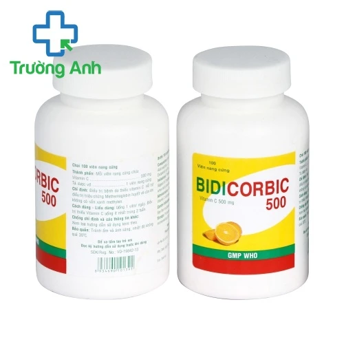 Bidicorbic 500 Bidiphar - Giúp bổ sung vitamin C hiệu quả
