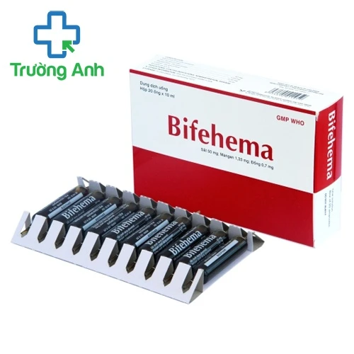Bifehema Bidipharm - Giúp điều trị thiếu máu do thiếu sắt hiệu quả