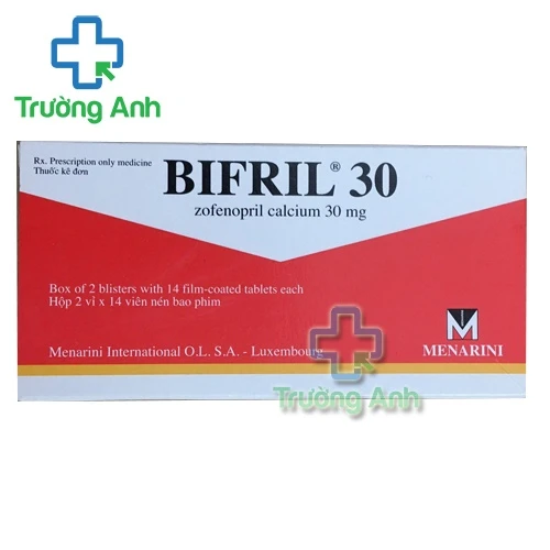 Bifril 30 - Thuốc điều trị tăng huyết áp hiệu quả của Italy