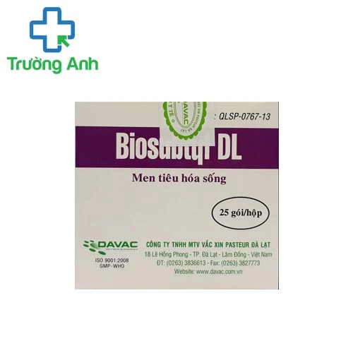 Biosubtyl DL - Thuốc điều trị tiêu chảy hiệu quả