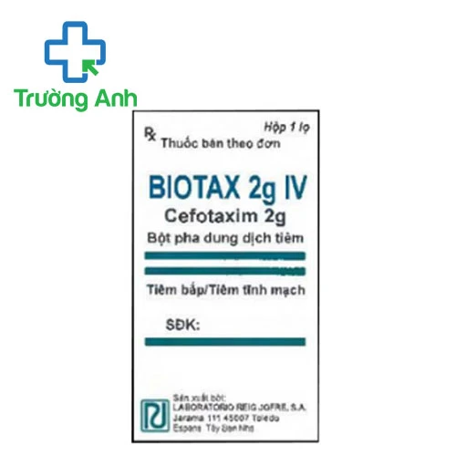 Biotax 2g IV - Thuốc điều trị nhiễm khuẩn nặng của Tây Ban Nha