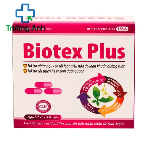 Biotex Plus - Giảm rối loạn tiêu hóa hiệu quả của Rostex Pharma