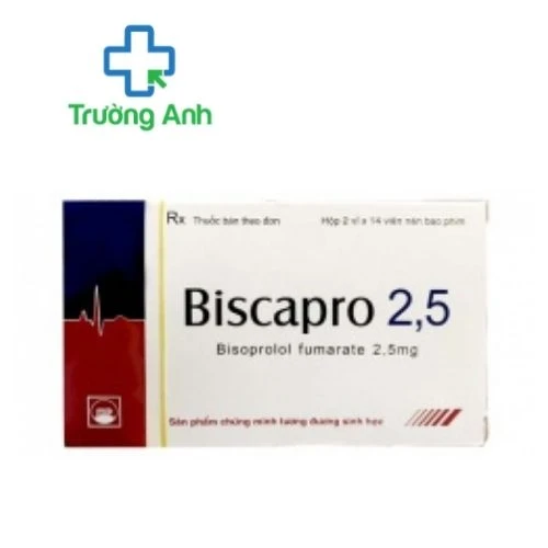 Biscapro 2,5mg - Thuốc điều trị bệnh tăng huyết áp của Pymepharco