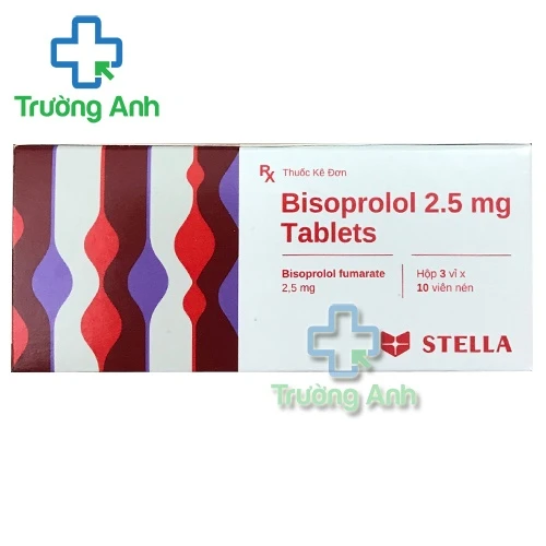 Bisoprolol 2.5mg Tablets Stella - Thuốc điều trị tăng huyết áp hiệu quả