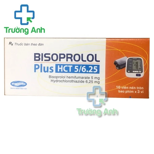 Bisoprolol Plus HCT 5/6.25 Savipharm - Thuốc điều trị tăng huyết áp