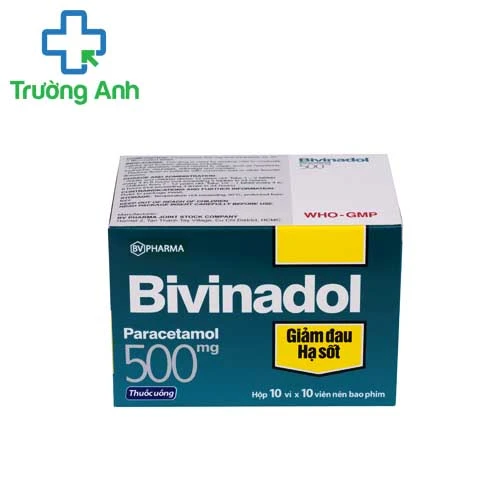 Bivinadol 500mg - Thuốc giúp giảm đau, hạ sốt hiệu quả