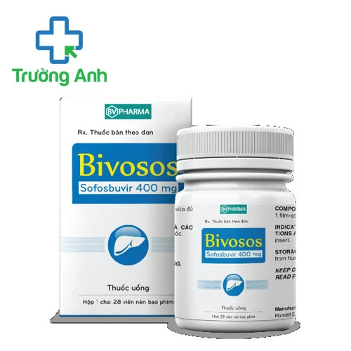 Bivosos 400mg BV Pharma - Thuốc điều trị viêm gan C hiệu quả