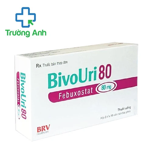 BivoUri 80 BRV - Thuốc điều trị tăng axit uric máu hiệu quả