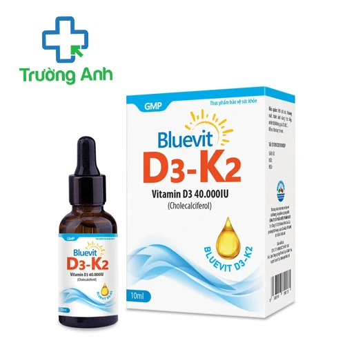Bluevit D3-K2 - Bổ sung Vitamin D3 hiệu quả cho trẻ