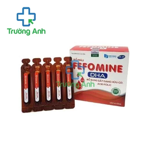 Bổ máu Fefomine DHA - Phòng ngừa nguy cơ thiếu máu, thiếu sắt