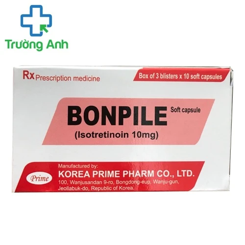 Bonpile 10mg - Thuốc điều trị mụn hiệu quả của Hàn Quốc